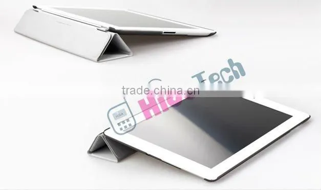smart cover for apple ipad 3 ipad3 case,Leather Case with stand,back cover case