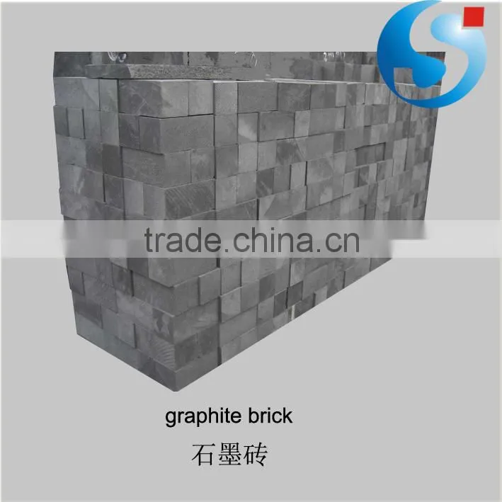 High strength graphite squares and graphite brick