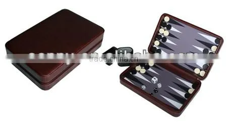 Charming Children Used Magnetic Travel Backgammon Game Set
