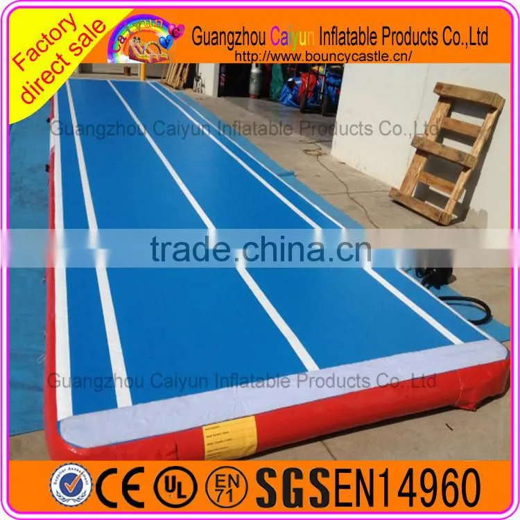 Inflatable tumble track,inflatable air mat,tumble track inflatable air mat for gymnastics