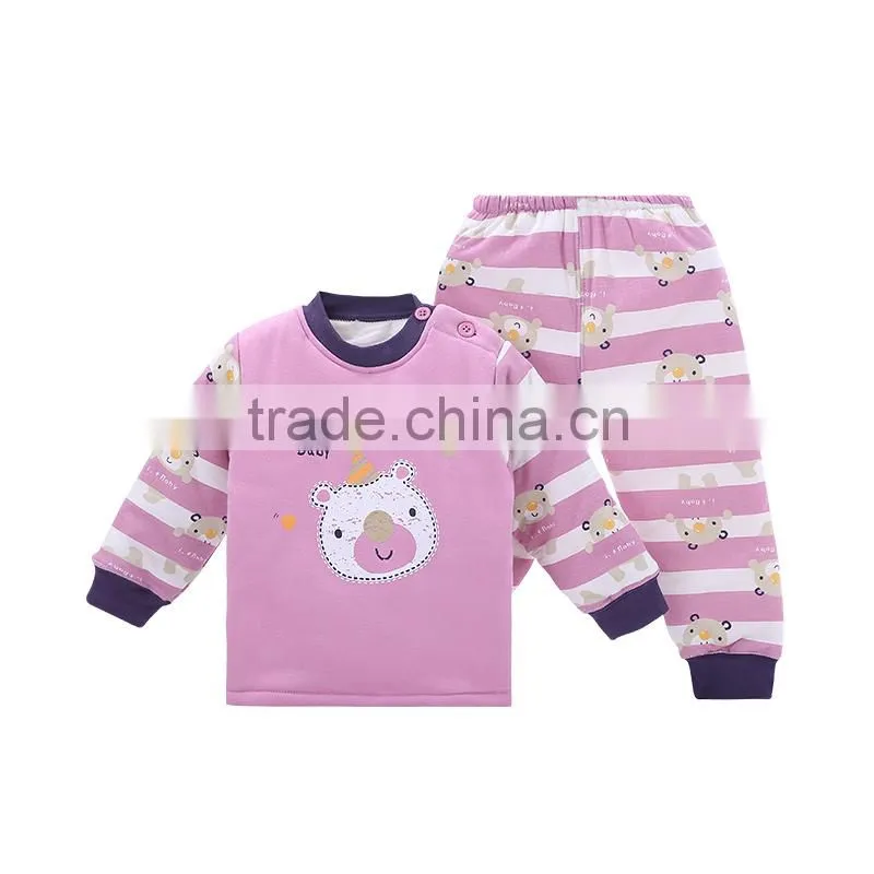 Top selling comben cotton small children sleepwear girls nightwear sleepwear girl cute sleepwear