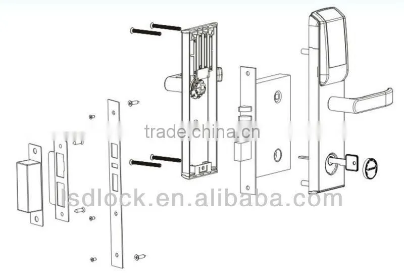LSD8099 WIFI Hotel Security Lock With Z-wave Locks
