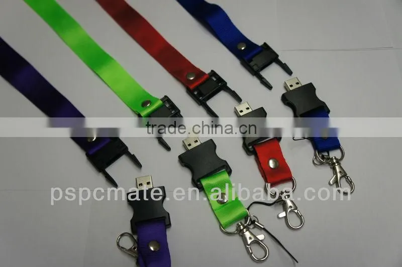 Lanyard Keychain with 8GB USB Flash Drive