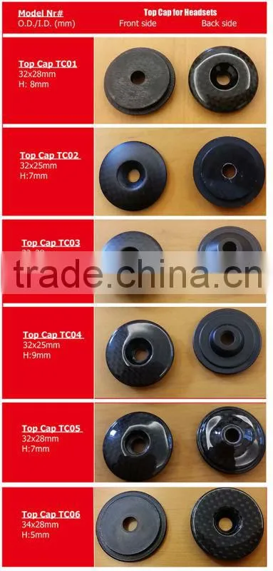 Supplier of Best Quality Full Carbon Fiber Cap for Bicycle Headset