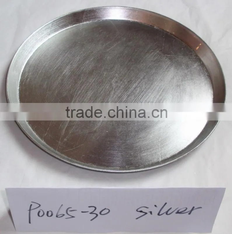 Round Plastic Plate with Foil Finish wholesale