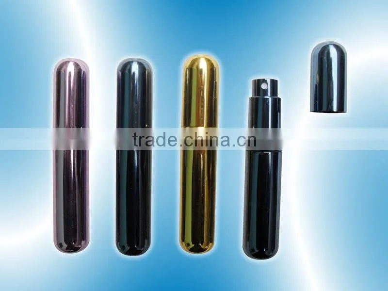 8ml/12ml aluminum perfume atomizer bottle