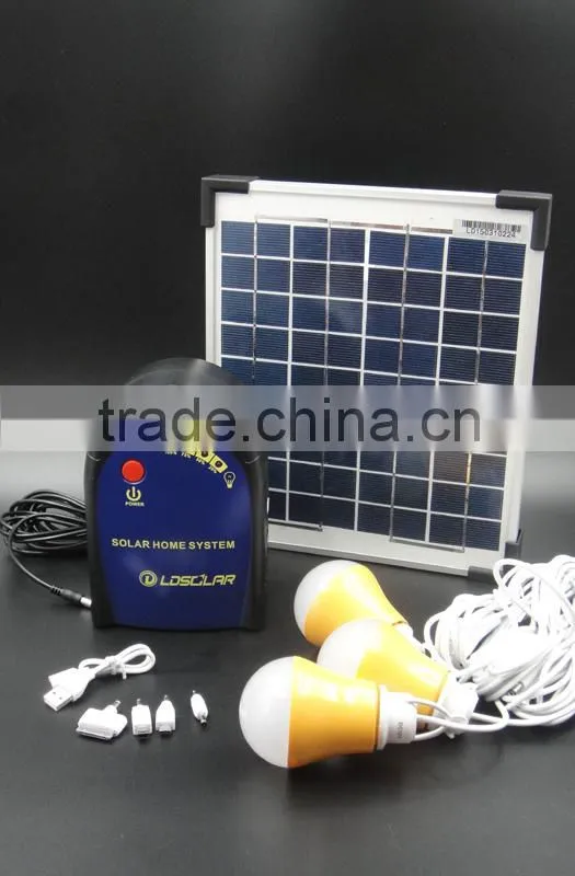 hot-selling solar home lighting system easy using with leds