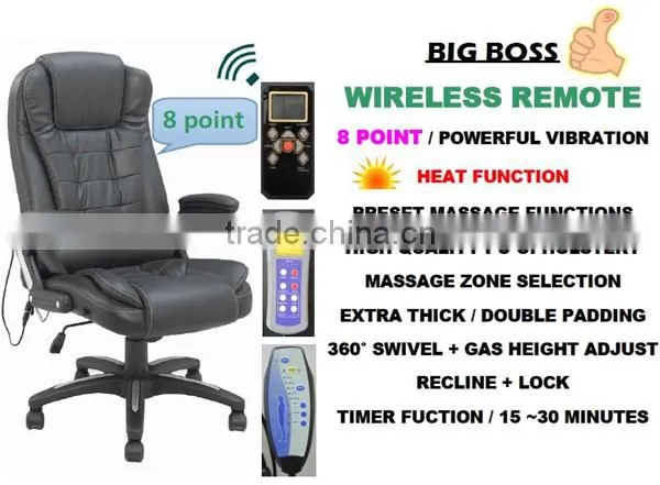 8 point most popular office massage chair with heat popular in UK Australia