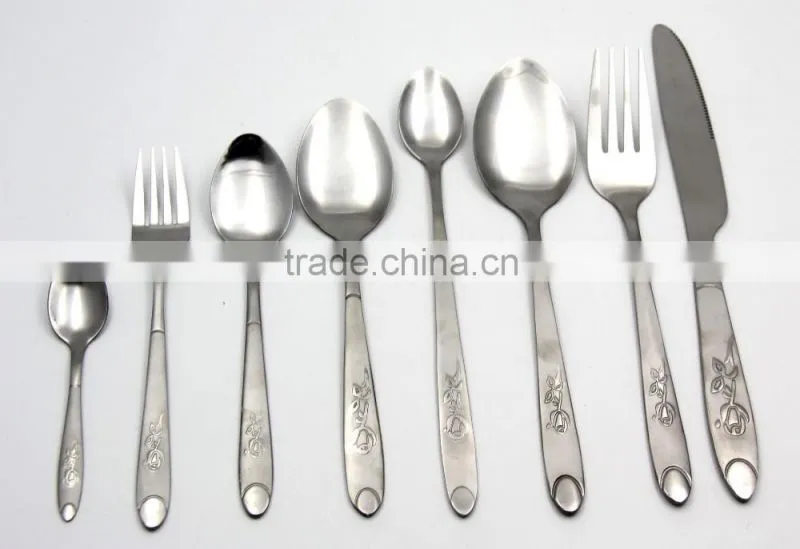 LBY hot-sale stainless steel cutlery & tableware & flatware for hotel