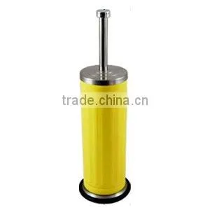 Stainless steel toilet brush with holder