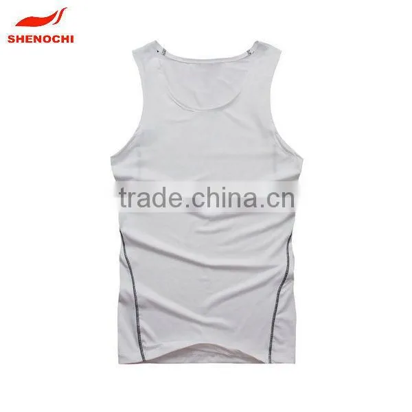 Simple design comfortable high quality custom wholesale gym singlets