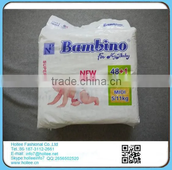 High Quality BAMBINO Baby Disposable Diaper