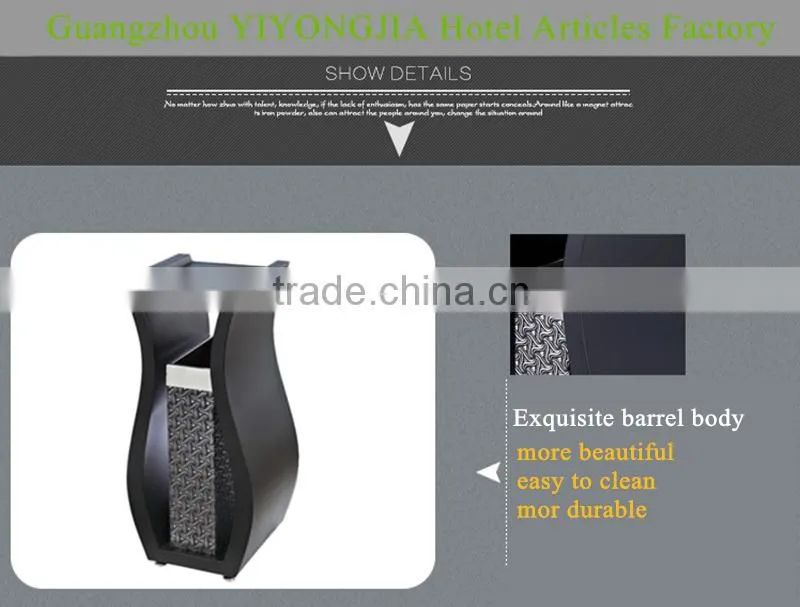 unique shaped hotel lobby dustbin indoor cleaning tools trash bin