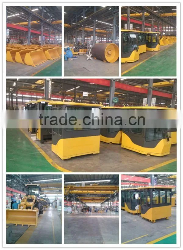 China SDLG Articulated Backhoe Loader Cummins / Yuchai engine
