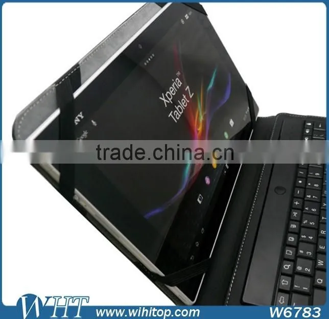 2015 Products Wholesale for Android 10.1 inch Universal Tablet Bluetooth Wireless Keyboard Case With Stand