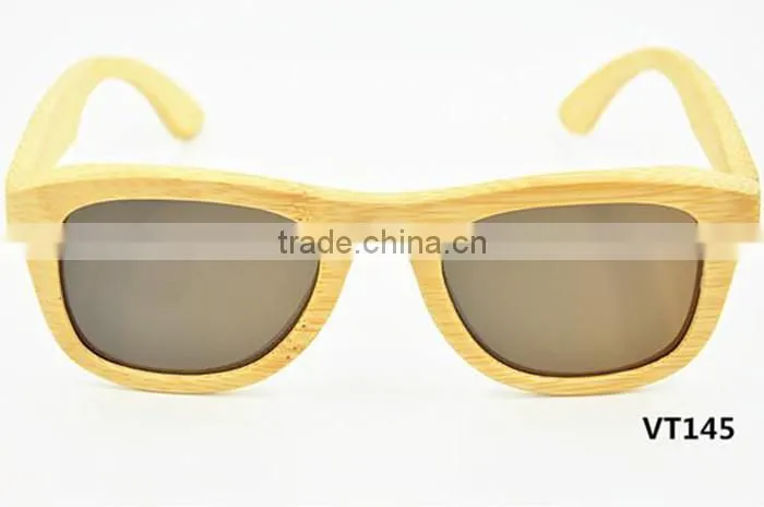 wholesale new style 2016 vintage UV400 mirror lens design bamboo wooden polarized sunglasses sun shade glasses
