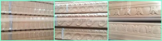 hand carved decorative wood caving solid wood moulding