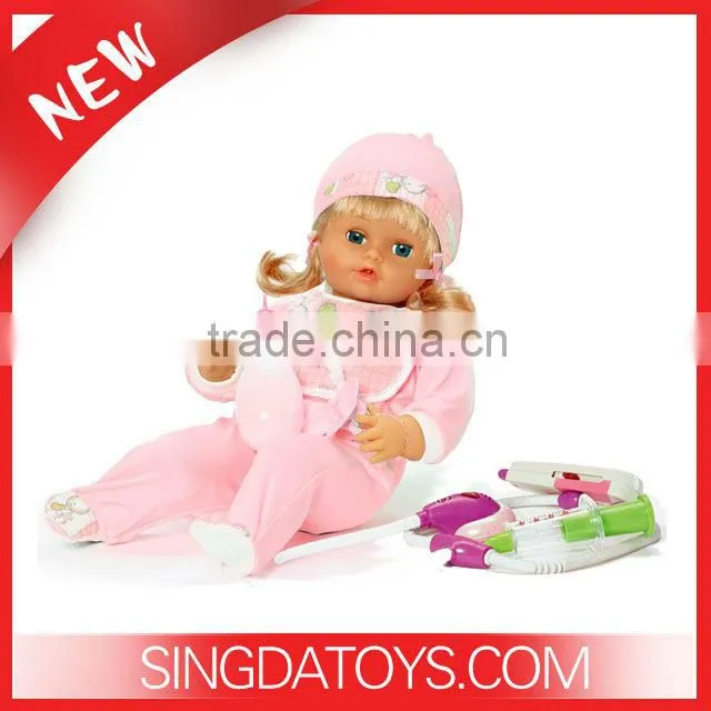 HOT SELLING ! 2014 New Design B033 B/O Baby Fashion Doll