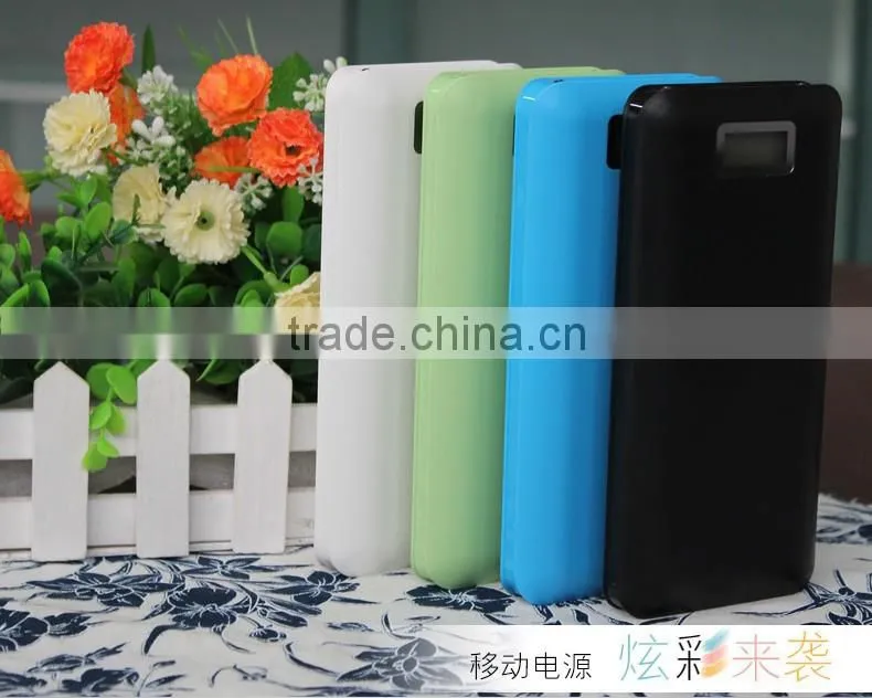 high capacity dual usb battery power bank charger
