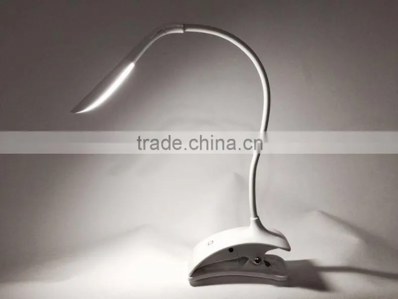 ABS plastic mini white led bed light student use eye protection led reading lights