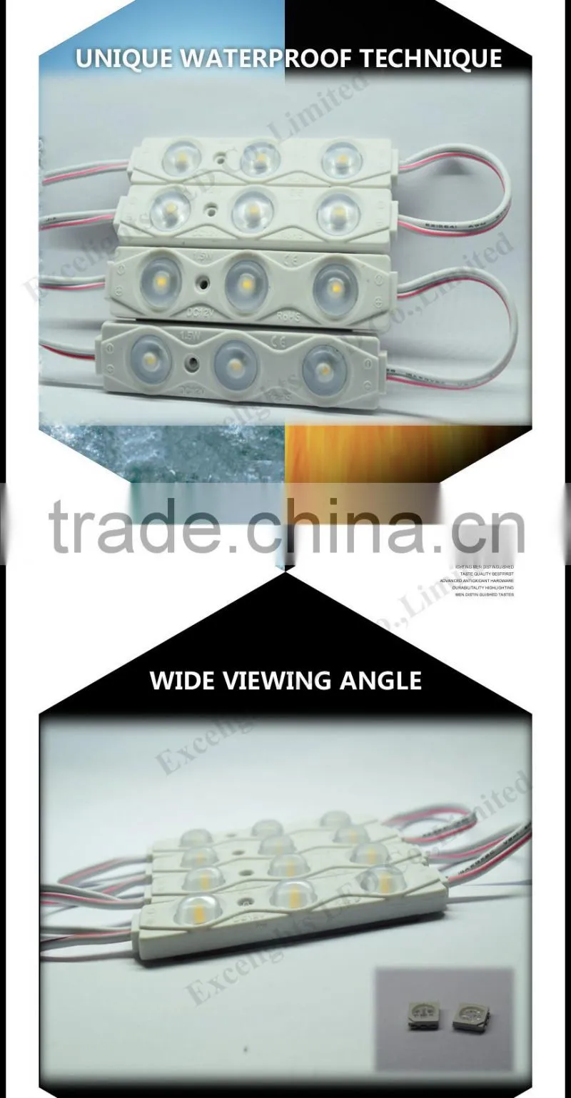 China factory directly sales CE RoHS approval 5050/2835 SMD Samsung Injection Module LED