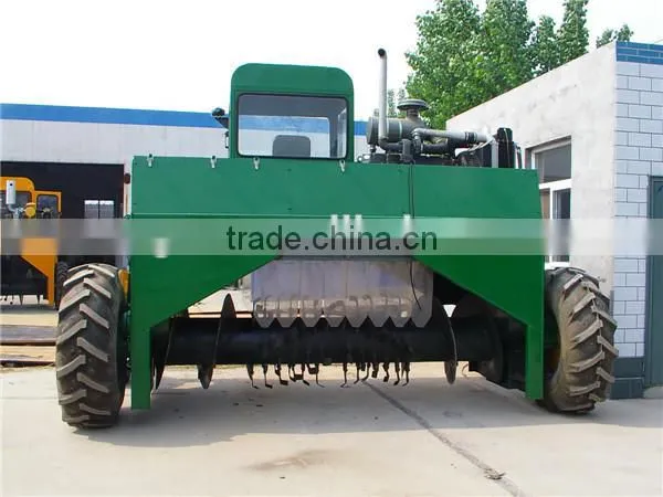 raw refuse compost machine for mixing, large type compost mixer machine M3600 price
