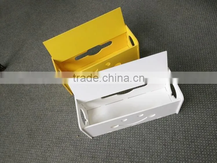 Korean Style Two Size Carved Cable Wire Storage Box Cable Storage Box Case Wire Management Socket Safety Tidy Organizer