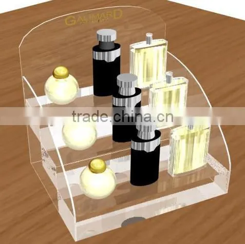 4 tiers acrylic nail polish displays rack, acrylic cosmetic display stand