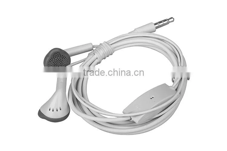 Alibaba wholesale original white earphone with noise cancelling for samsung