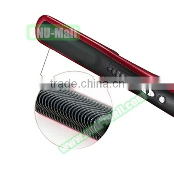 Multifunctional 2 in 1 Electric Hair Straightener Brush,Hair Curler for wholesale