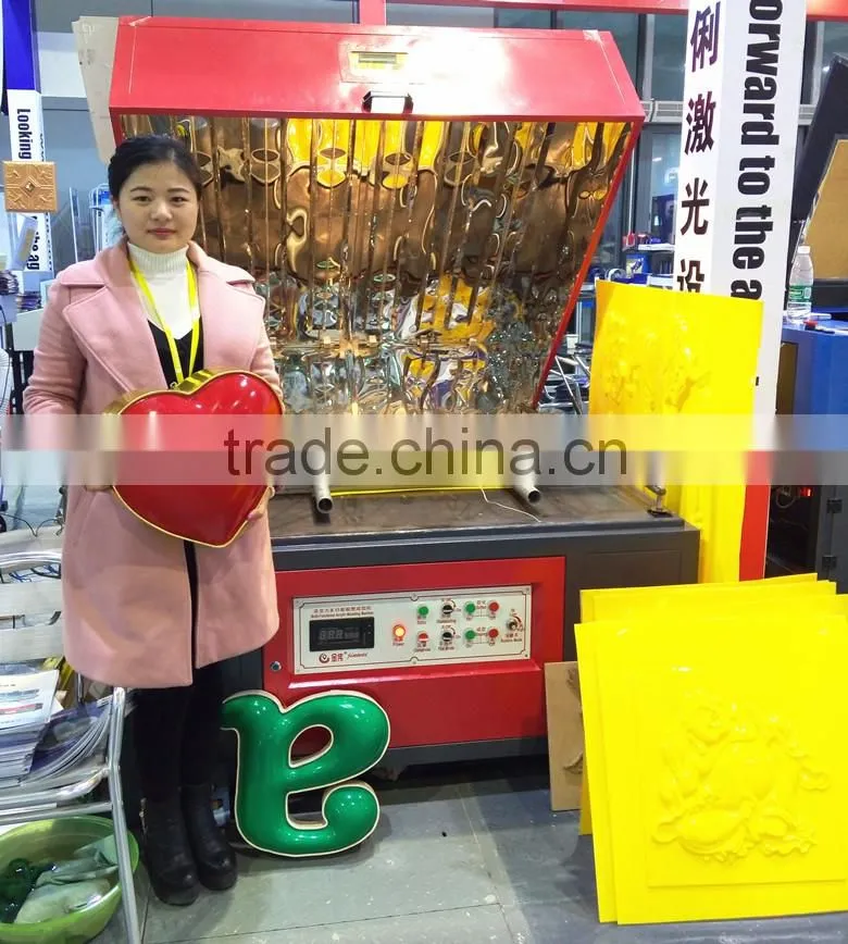 Factory supply plastic acrylic thermoforming vacuum forming cutting machine BS1313/BS1325