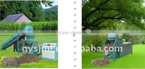Cotton stalks briquette press machine