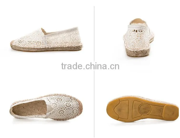 High quality canvas jute sole cheap espadrilles shoes soles of espadrilles