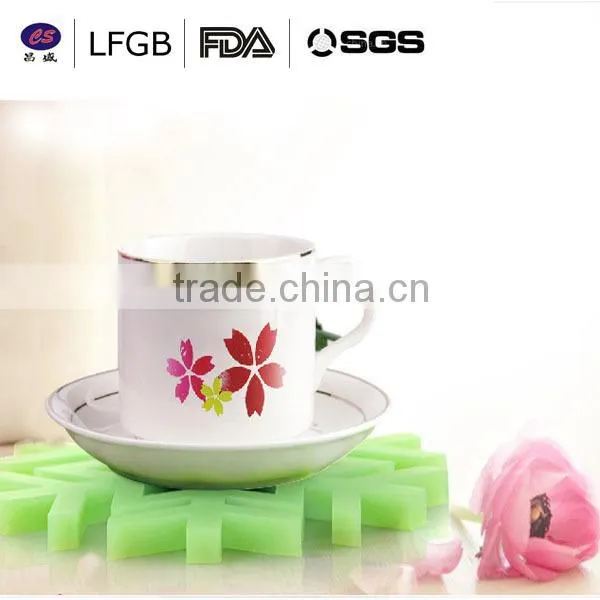 heat-proof mum favorite cute silicone mat&silicone cup mat&silicone table mat