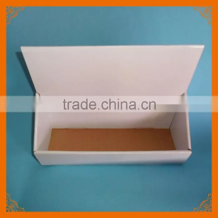 white paper corrugated box display