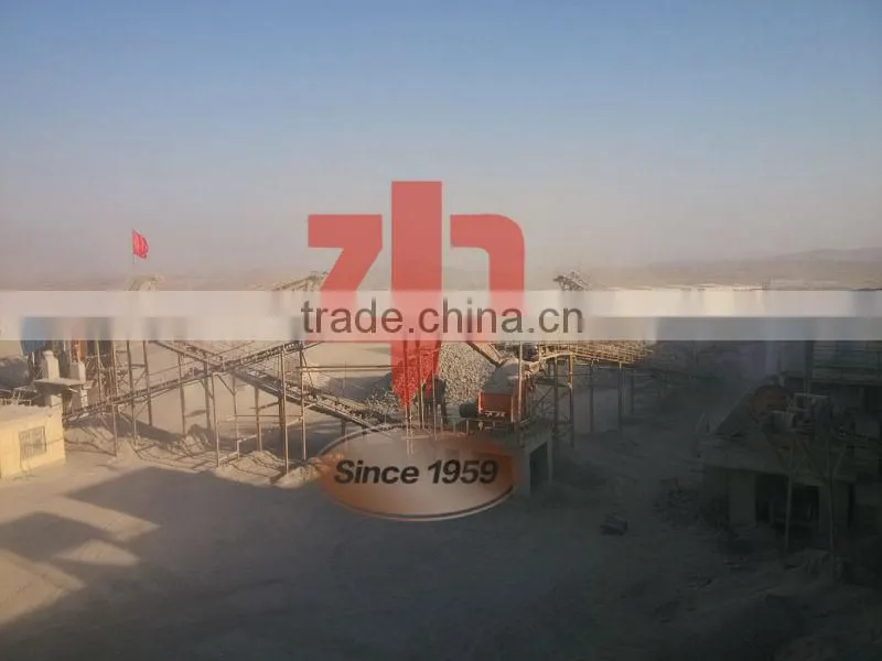 Zhongde low price high capacity rock crusher production line/Complete silica sand crushing production line