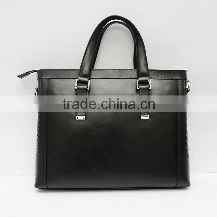 China manufacturer newest online unique men's leather messenger laptop bag