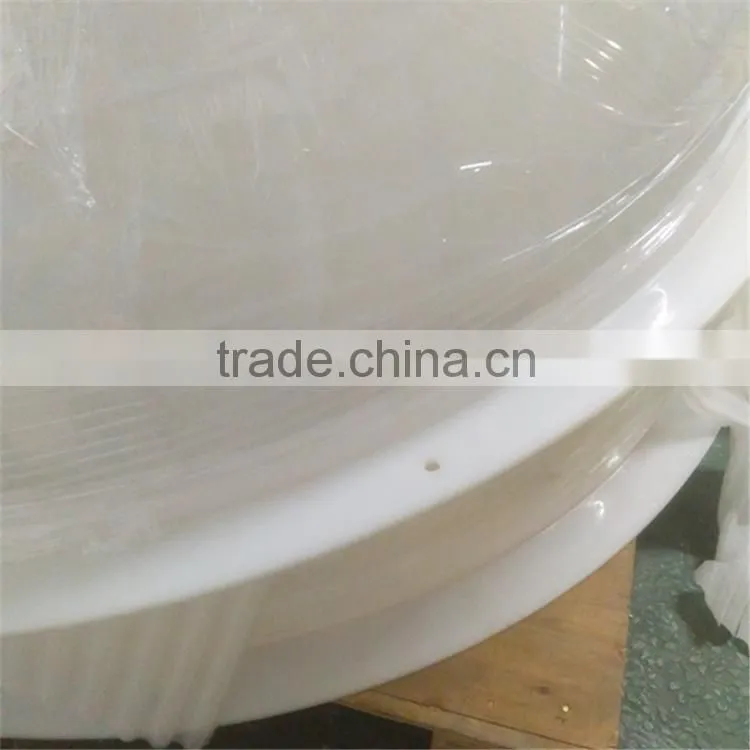 Acrylic plastic half dome, acrylic dome cover, white acrylic dome