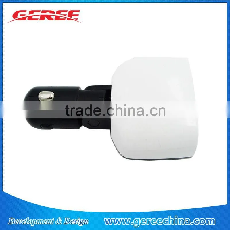 Dual USB 5v Car Charger Adapter(5v/2.4A and 5V/1A output)with LCD Screen Display
