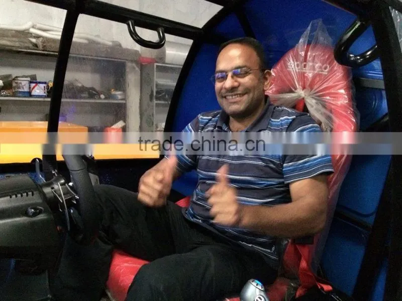 360 degree flight simulator with flying game and driving car simulator