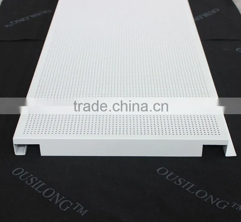 1.2mm Thickness Rust-proof Aluminum E-shaped Hook-on Ceiling Board Interior Ceiling Decoration Suspended Ceiling Tiles