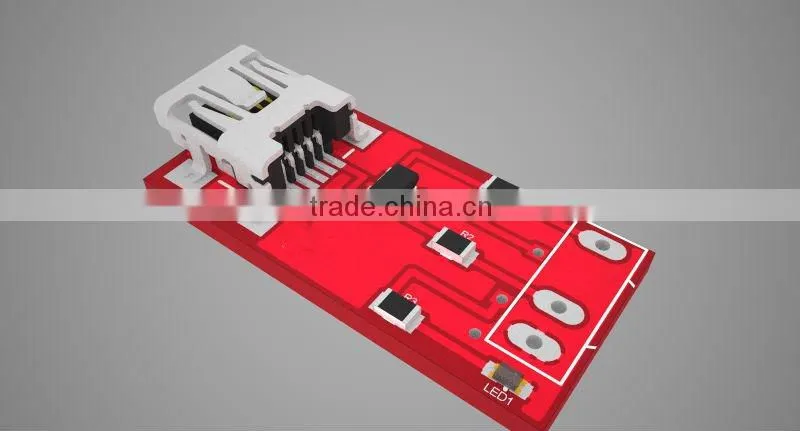 6-Layer 0.71MM thickness FR4 IT180 plug through hole +lasor blind hole 0.15MM Gild hard gold