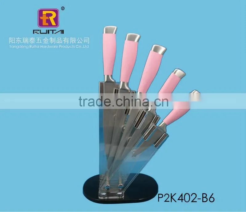 Simple promotion gift knife in colored handle