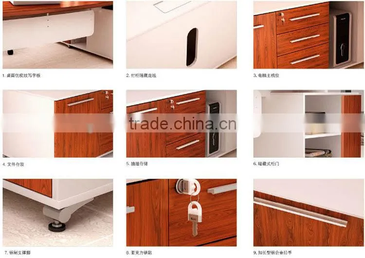 New arrival high technology executive home office corner desk