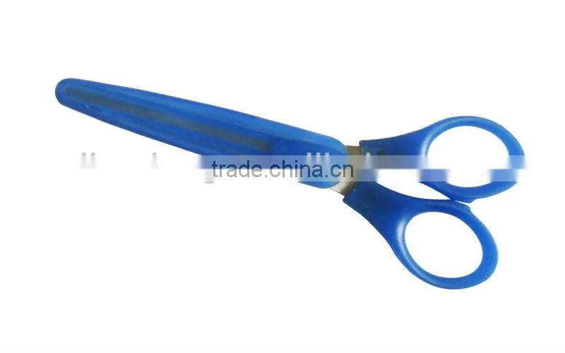 High quality stainless steel utility scissors with safety cover