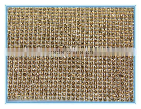 New arrive rhinestone accessories,rhinestone mesh trimming