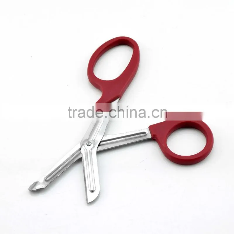 Red Color Medical Nursing Scissor Cut