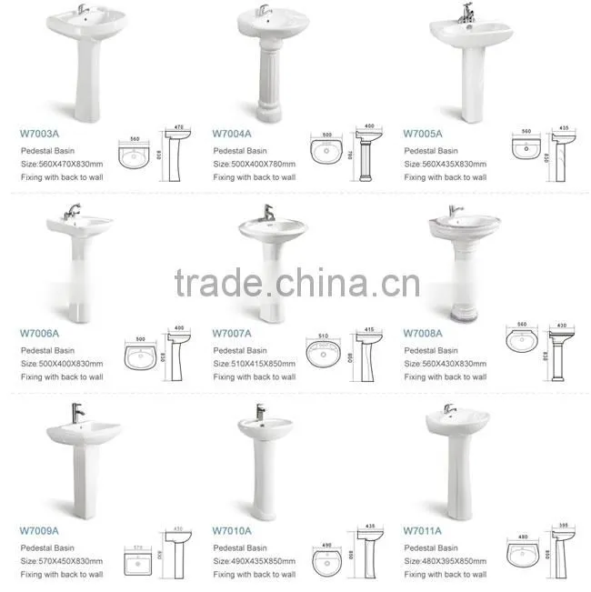 Porcelain cheap ivory shape bathroom wash basins on sale