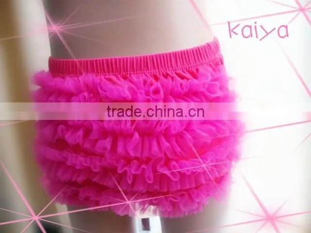 Latest Design Newborn Underwear Baby Comfortable Ruffle Bloomer