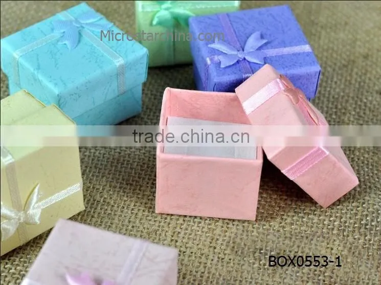 2016 Hot selling black cover fancy packing jewelry box